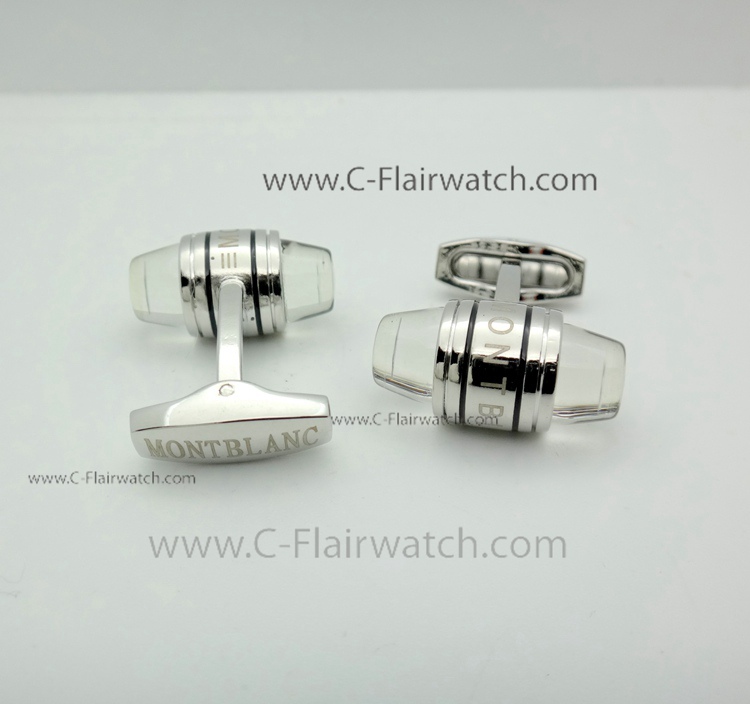 Silver Montblanc Urban walker Cufflinks - Best Replica